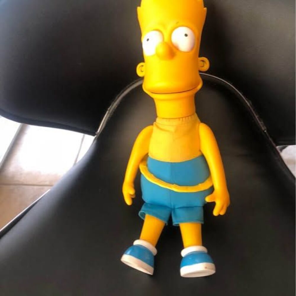 Vintage 1990 Bart Simpson 11" Plush Doll Matt Groening Dan Dee 20th Century Fox